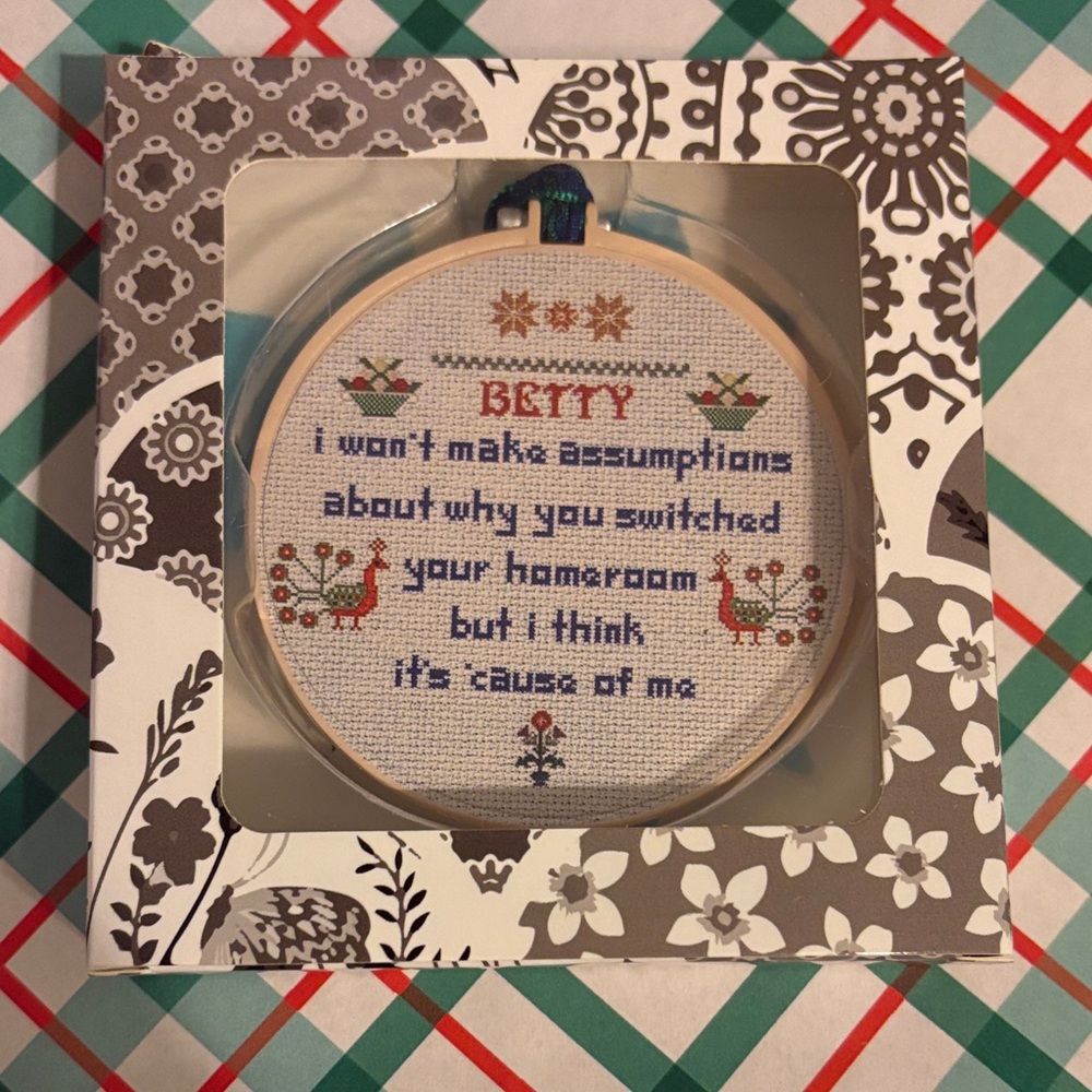 Taylor Swift NWT Betty Ornament